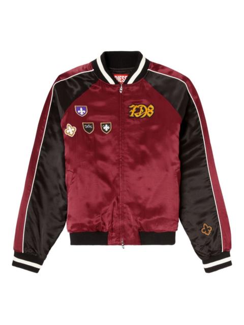 Diesel J-Foulkes-Cp appliqué-patch jacket