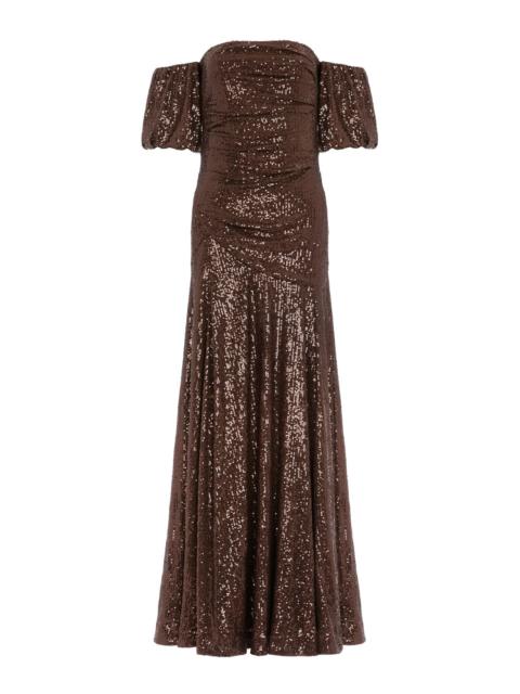 Needle & Thread Sunbeam Valentina Off-Shoulder Gown