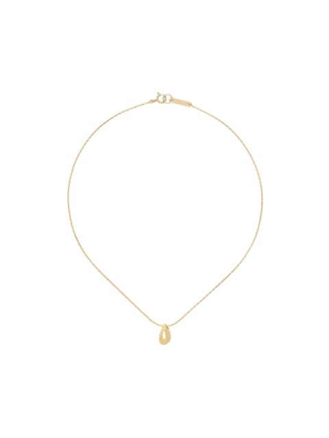 Isabel Marant Gold Small Drop Necklace