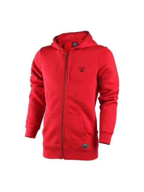 Nike 나이키 로고 가득 차있는 Zip Hoodie '대학 빨간' 485293-645