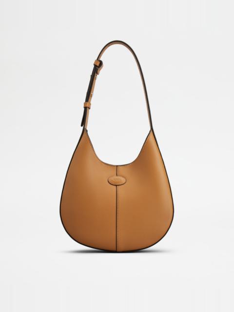 Tod's TOD'S DI BAG HOBO IN LEATHER MINI - BROWN