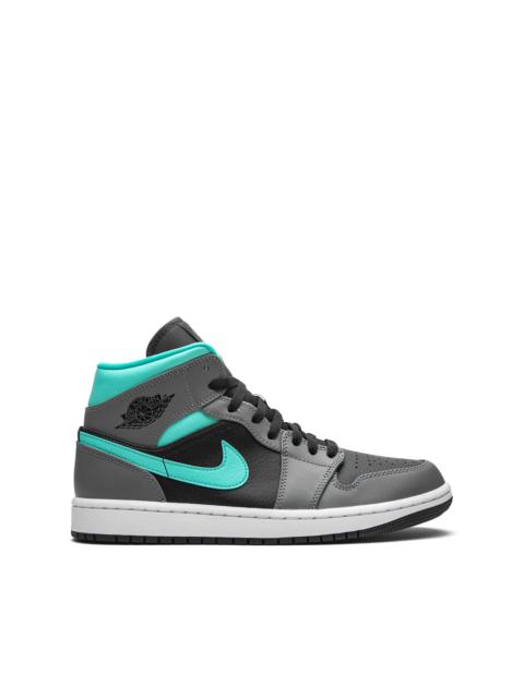 Air Jordan 1 Mid "Grey/Aqua" sneakers