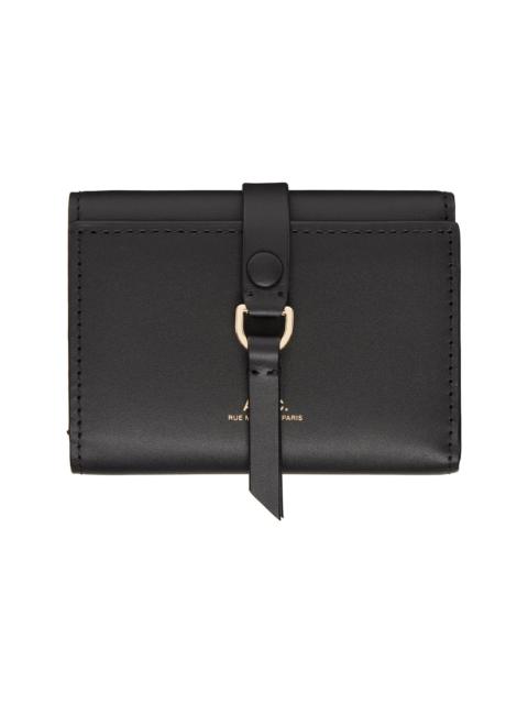 A.P.C. Black Noa Trifold Wallet
