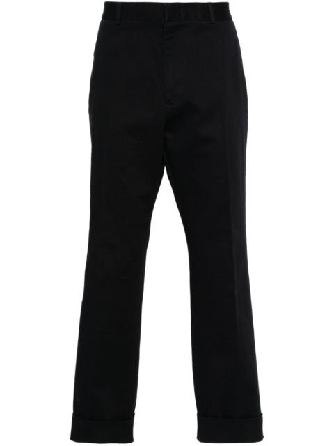 GUCCI cotton straight-leg trousers