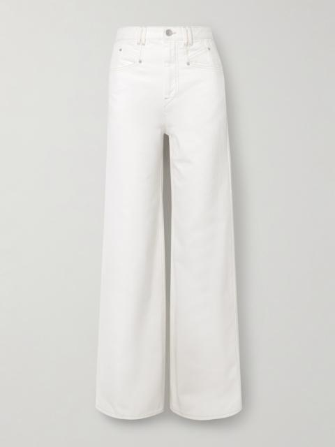 Isabel Marant Lemony High-rise Wide-leg Jeans