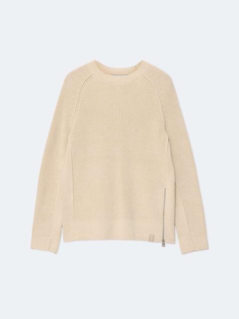 ALLSAINTS KIT ACID-WASHED COTTON CREW-NECK SWEATER