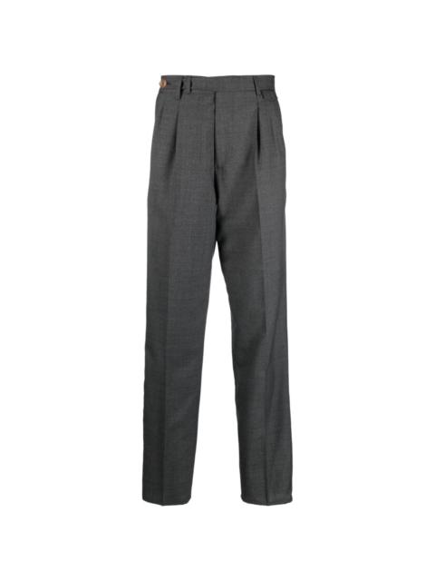Brunello Cucinelli mid-rise tailored wool trousers