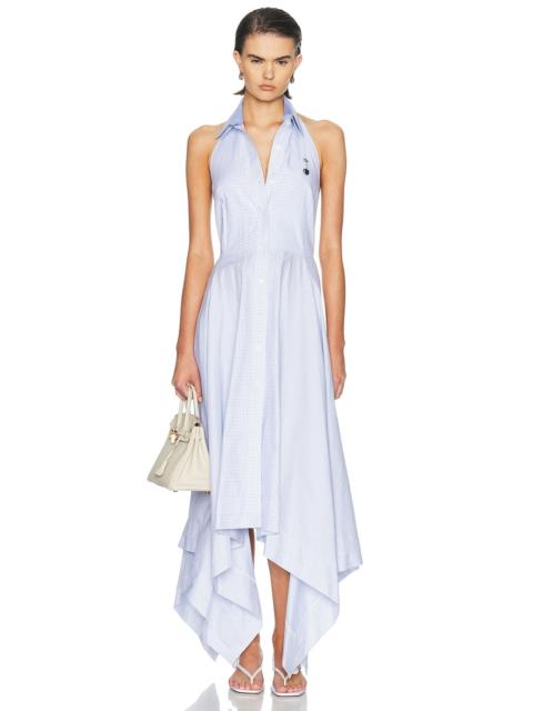Monse Bunny Ear Tie Handkerchief Dress