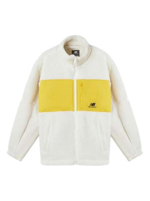 New Balance New Balance Lifestyle Cotton Warm Jacket 'White Yellow' MDA35013-CRE