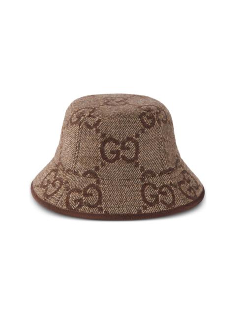 GUCCI Jumbo GG wool bucket hat