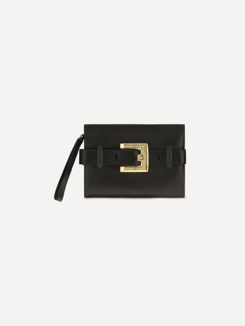 Balmain Anthem leather Clutch