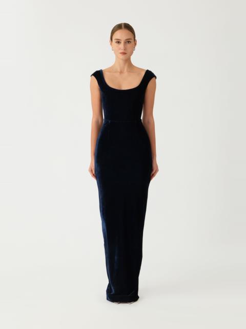 SAU LEE BROOKE VELVET GOWN