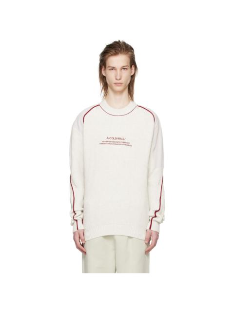 A-COLD-WALL* Off-White Dialogue Sweater