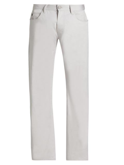 GIORGIO ARMANI Men's 5-Pocket Straight Jeans - White