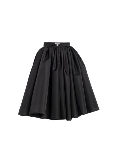 Prada Re-Nylon Gabardine wide skirt