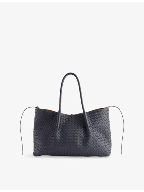 Bottega Veneta Pinoteca Large Leather Shoulder Bag