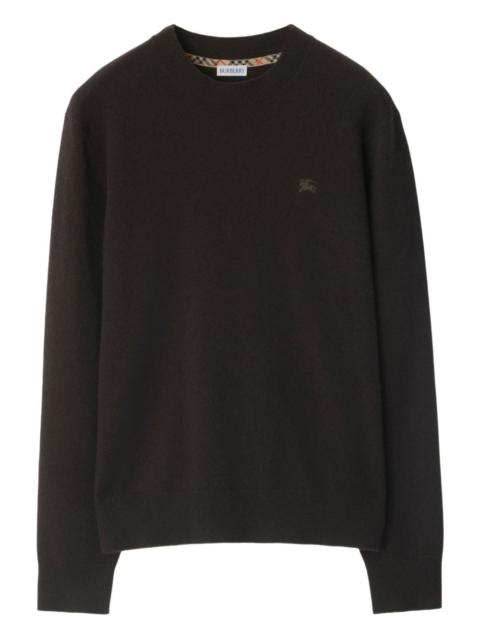Burberry embroidered cashmere-blend sweater