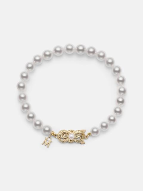 MIKIMOTO Akoya pearl and 18kt gold bracelet