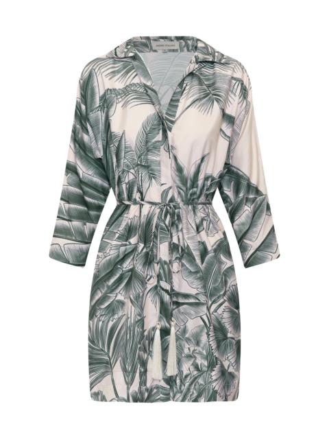 ANDRES OTALORA Kora Printed Stretch Cotton-Poplin Mini Dress print