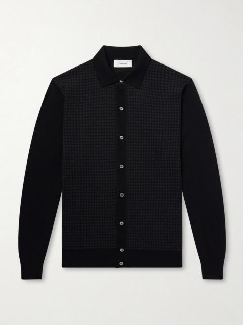 LARDINI Fresco Wool Cardigan