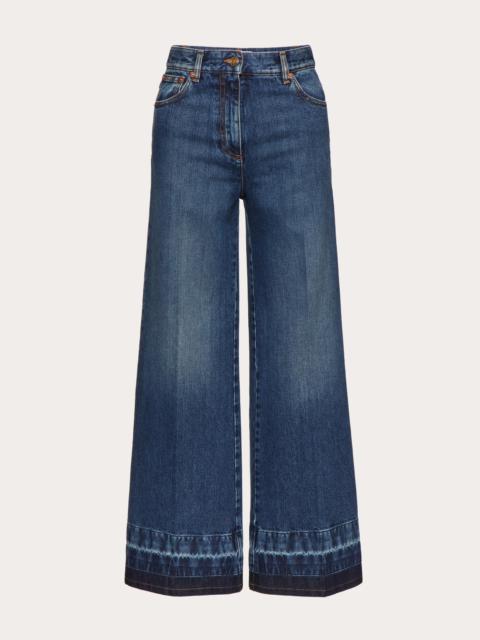 Valentino BLUE WASHED DENIM JEANS