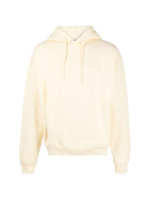 graphic-print cotton hoodie
