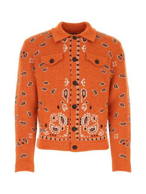 Alanui Alanui Bandana Intarsia Buttoned Cardigan