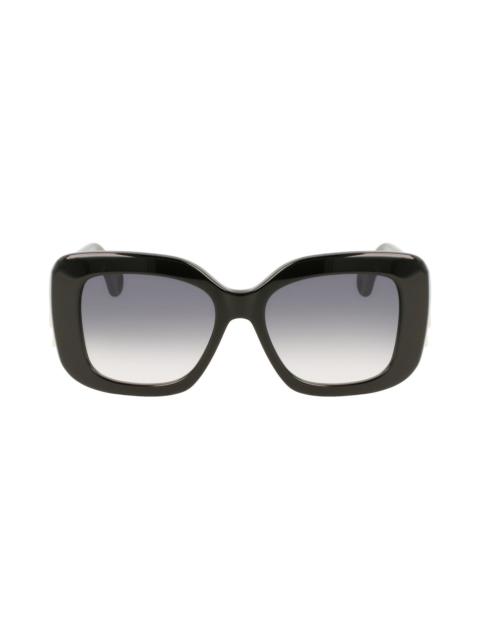 Lanvin Mother & Child 53mm Square Sunglasses