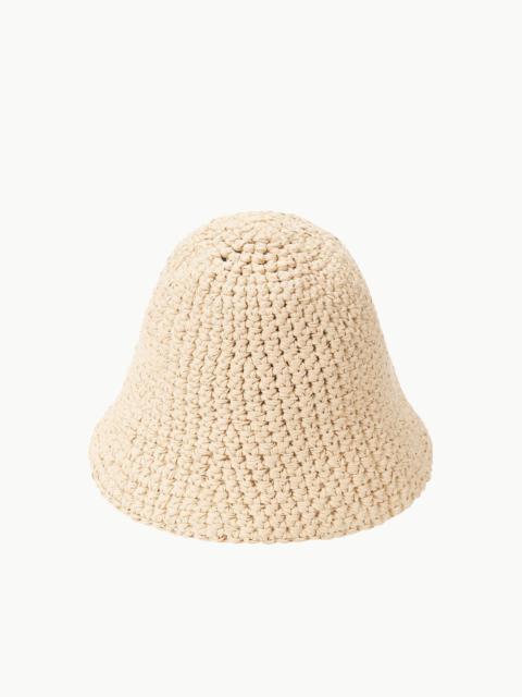 STAUD STAUD CROCHET HAT NATURAL