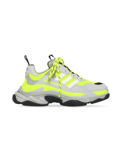 Men's Balenciaga / Adidas Triple S Sneaker in Fluo Yellow