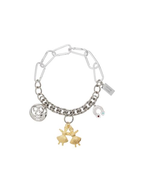 Chopova Lowena Silver Twin Necklace