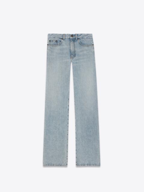 large jeans in blue denim
