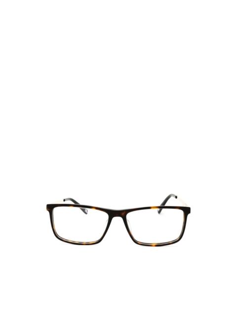 FILA tortoiseshell-effect rectangle-frame glasses
