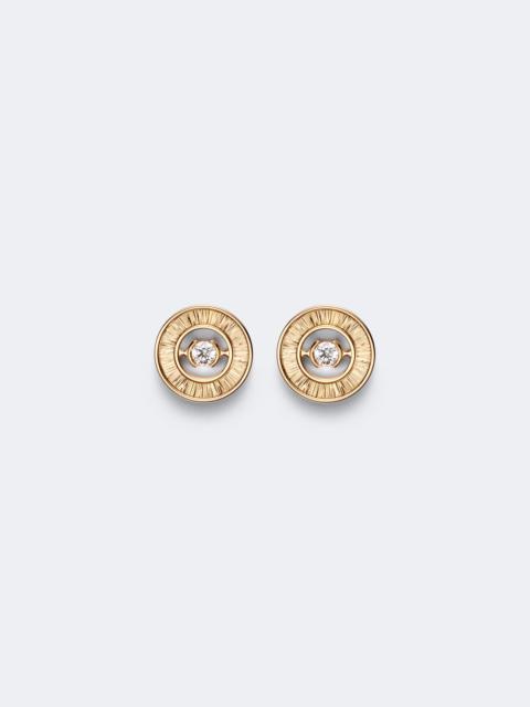 Piaget Possession Décor Palace 18kt rose gold earrings with diamonds