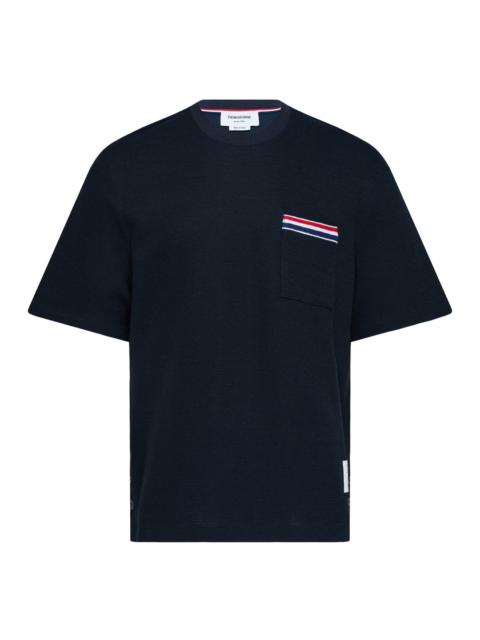 Thom Browne Short Sleeve Pocket Tee