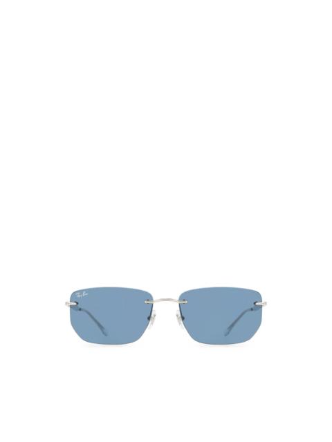 Ray-Ban rimless rectangle-frame sunglasses