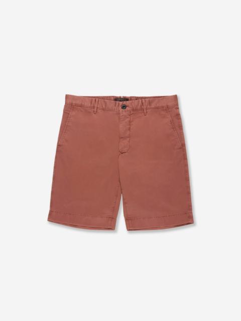 SLOWEAR Slim-fit stretch gabardine Bermuda shorts