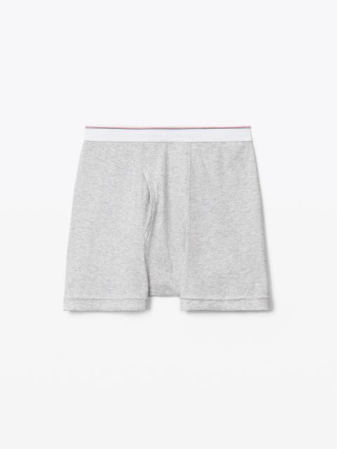 Alexander Wang BOXER BRIEF IN RIBBED JERSEY