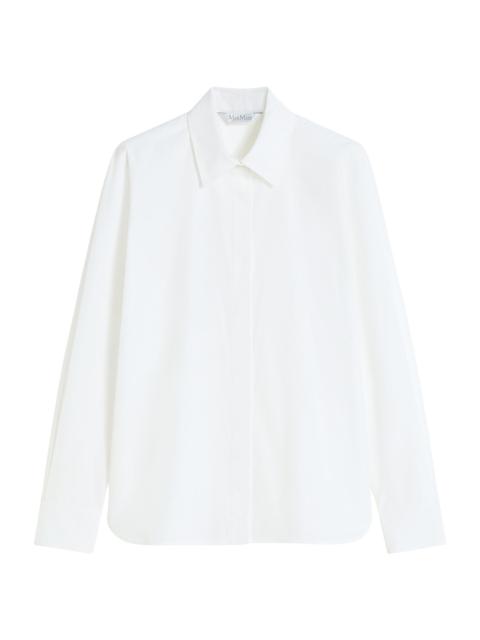 Max Mara Women's Cotton Poplin Shirt - Optical White