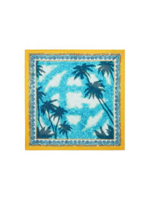 CASABLANCA Poolside Emblem Medium Silk Scarf