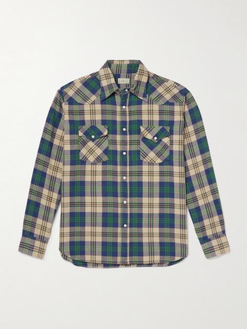 Kapital Columbia Checked Cotton-Flannel Western Shirt