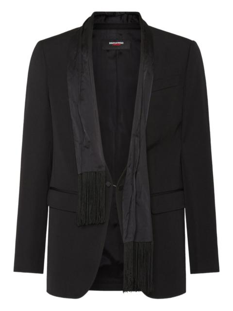 DSQUARED2 x Magliano attached-scarf blazer