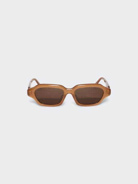 Loewe Slim Sunglasses Dark Brown And Brown