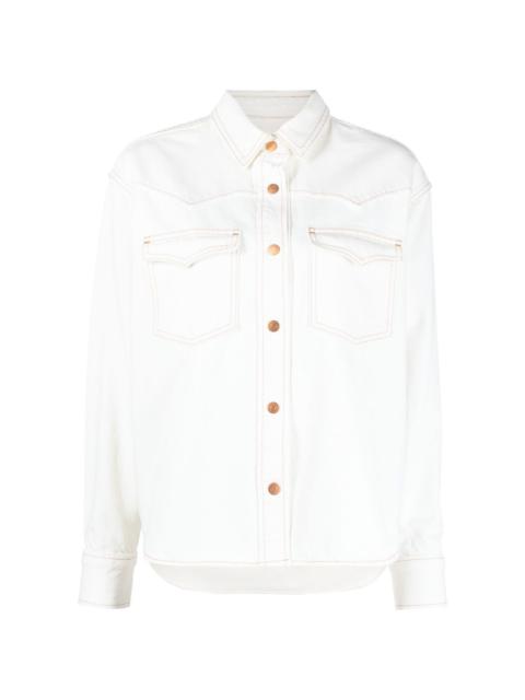 SLVRLAKE button-down denim jacket