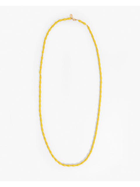 Clare V. Enamel Bead Necklace - 30 In