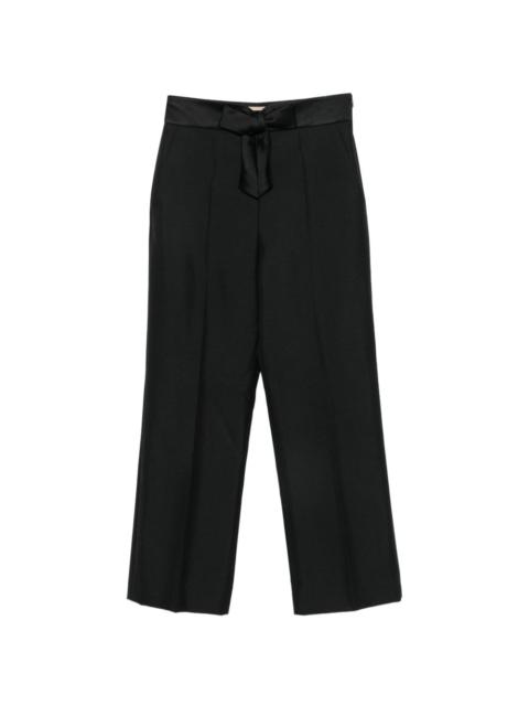 Valentino bow-detail tailored trousers