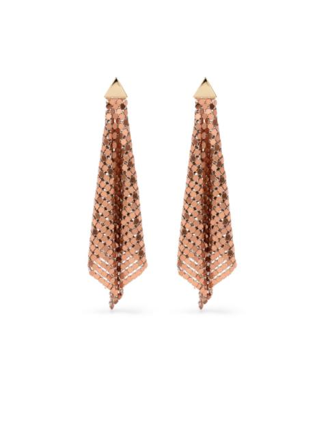 chainmail drop earrings