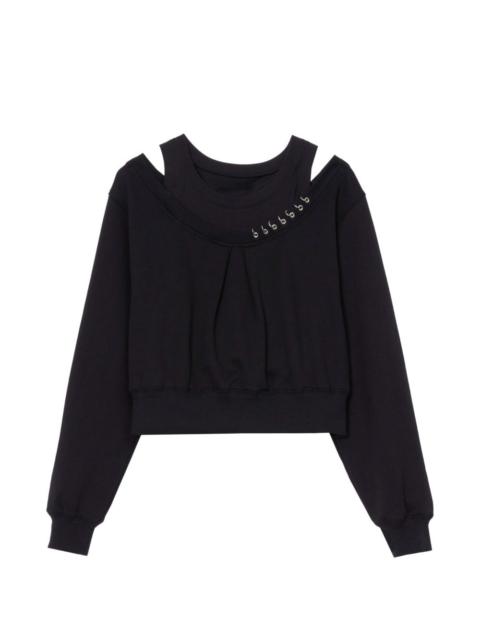 3.1 Phillip Lim cold-shoulder safety-pin top