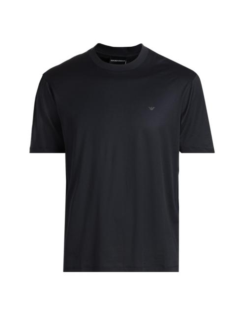 EMPORIO ARMANI Men's Eagle Logo Crewneck T-Shirt - Blue Navy