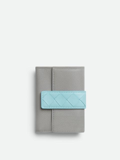 Bottega Veneta Tag Tri-Fold Zip Wallet